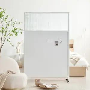 듀크 이동식 우드 파티션 타공 무타공 모루유리