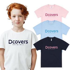 DCOVERS 디커버스 키즈 아동 주니어 티셔츠 남녀공용 쿨론 반팔티 여아 남아 운동회 반티 학급티