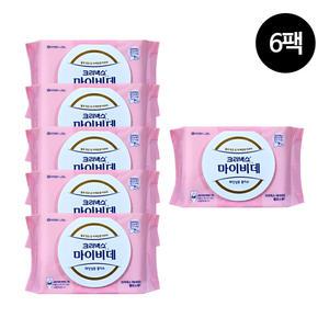 크리넥스 마이비데 밸런스케어 캡형 물티슈 40매 x 6팩
