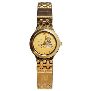 50% SALE 금장 호신불 만사형통 부처님 시계 여성시계 불교용품 염주 불교 손목 부적 불상 소원성취