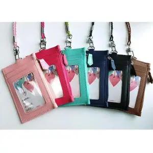 [셀러허브]여자 색상 멀티 패션 지퍼형 동전 목걸이 지갑 (S10072304)