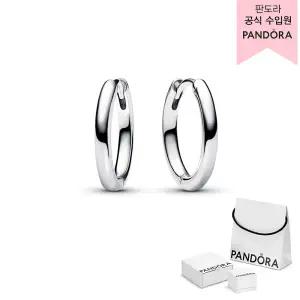 [롯데백화점]판도라 [백화점 보증서 제공]판도라 모멘츠 18mm 참 후프 이어링_293355C00