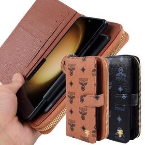 NLC-03 지퍼 지갑형 핸드폰 케이스 갤럭시 s20/s21/s22/s23/s24/a23/a24/a32/a34/노트10/노트20 남성 가죽 다이어리 폰케이스