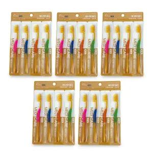 메디케어 G 금칫솔 4개입 5개 이중미세모 금모칫솔 금나노 항균 슬림모