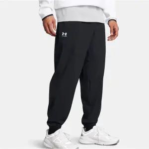 [언더아머](의정부점)1386557 -001 블랙 남성 UA 바이브 우븐 조거 슬림핏 기능성 트레이닝바지