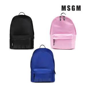 [트래드후스](강남점)[MSGM] 나일론 백팩 블랙,카키,블루 키즈백팩 아동백팩 키즈가방 아동가방 F4MSJUBP
