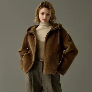 [론칭가 99000원] 리오벨 24 Winter 호주 양모 100% 후드 코트