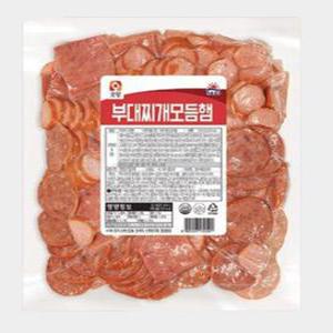 [얌얌마켓] 사조오양 부대찌개모듬햄 1kg(아이스박스 포함), 간편식사