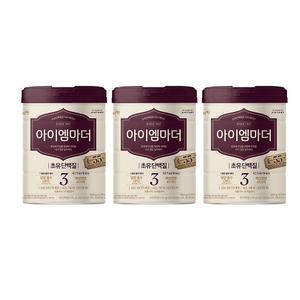 남양 유아분유 아이엠마더 3단계 아기분유 xo4단계 신생아분유 800gx3캔