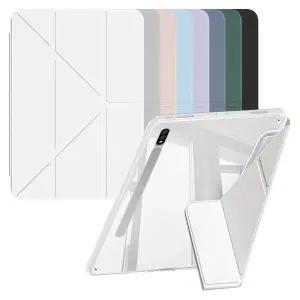 태블리스 갤럭시탭S8 S7 투명 세로거치 커버 케이스 CW-43