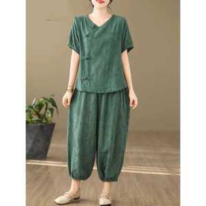 할머니 중년여성 생활한복 인견 모시 적삼 여름상하복