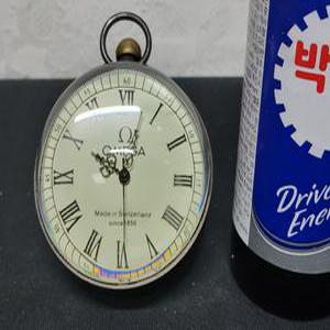 오메가 태엽식 탁상시계 단초마을 골동품/수집품/도자기