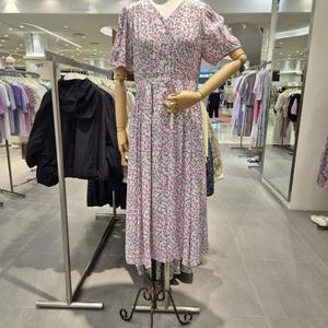 써스데이아일랜드 플라워 풀오픈 롱 원피스T244MOP247W2 243098