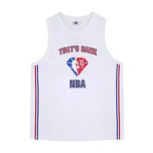 [롯데백화점]엔비에이 남녀공용 엔비에이 75주년 메쉬 나시 티셔츠 N222TS442Z