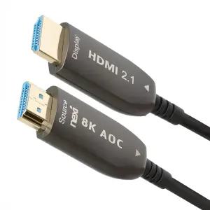 8K HDMI광케이블 20m 하이브리드 노트북TV연결선 컴퓨터듀얼모니터선 RNX1470