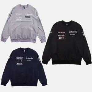 공용 레귤러핏 SWISS SKI 기모 우븐 맨투맨 SP323SWH91