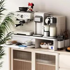 cnova 수납천재 캡슐커피머신 선반 수납장 테이블 받침대 홈카페 다용도 정리함 서랍형 탕