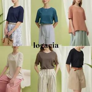 로가시아 25SS 스타일 반전 티블라우스 6종