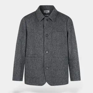 [비르반테](강남점)울 블렌드 퀼팅 자켓 - 차콜