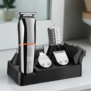 구렛나루 정리기 남성용 바리깡 옆머리 이발기 가정용 멀티트리머 6in1