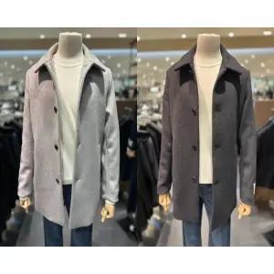 [롯데백화점]리얼지오지아 [25FW] 남성 캐시미어 혼방 블렌드 하프코트 4컬러 ADF4CG1902