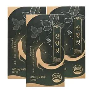 산양컷 산양삼 산양커트 산양컷 600mg x 45정 / 3박스 / DY