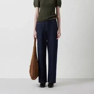 [롯데백화점]쥬크 일자 슬림 인디고 데님 팬츠 (Z253PSA401)