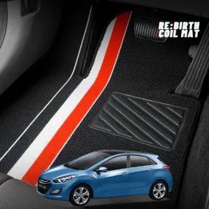 올뉴 i30 뉴코일 트랩 디자인 슬림 카매트 바닥 발판 발매트 (2세대 GD)