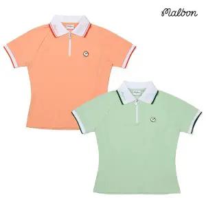 [말본골프] 여성 래글런 슬리브 카라 티셔츠 M3322PTS15