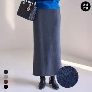일자 기모 니트 롱 스커트(융털안감)_M2512SK109D