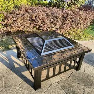 야외 화로 테이블 바비큐 화로테이블 대형 캠핑 숯불