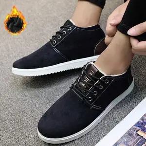 [하프클럽/]남성 스니커즈 캐주얼운동화 데일리 털안감 스웨이드 겨울 워킹