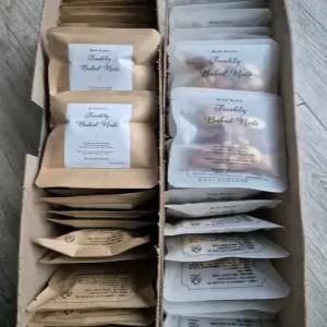 나인플레이트 당일 로스팅 하루견과류 결혼 돌 선물 세트 답례품, 갓 구운 투명 25g, 30포(클래식 박스)