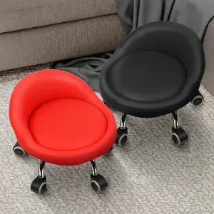 등받이이동의자 원형스톨 바퀴달린 낮은 없는 소형이동식 작은바퀴 걸레질 무빙의자