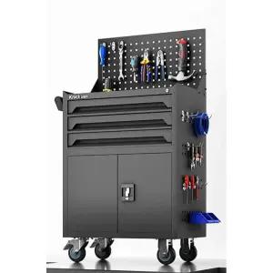 수납 캐비닛 서랍형 하부 정리대 이동식 공구함