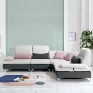 아이앤 란셀 무빙 스윙 코너형 조야 패브릭 소파 PD