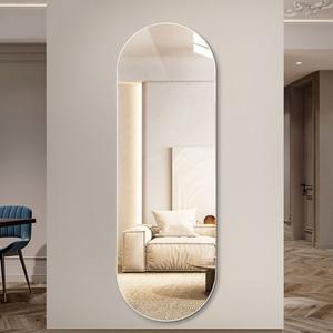 부착형 거울 안전 무타공 직사각형 원형 대형 스티커 유리 현관 붙이는