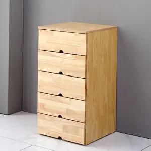 알파침대 몬드 원목 협탁 5단 미니 서랍장