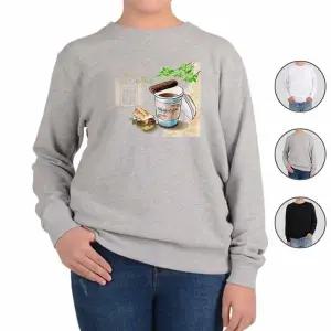 [하프클럽/알티피아]맨투맨 전색상 커피 수채화 노천카페 r 디자인티셔츠