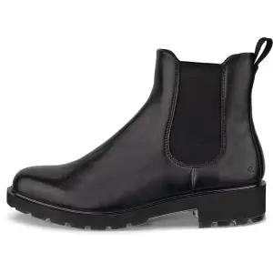 에코 여성 첼시 부츠 블랙 가죽 메트로 컴포트화 2025FW