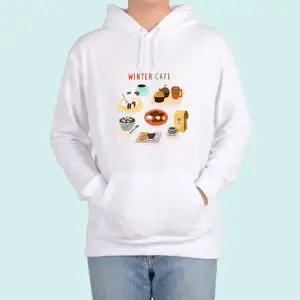 [하프클럽/알티피아]후드티 전색상 카페 커피 브런치 디저트 e 디자인티