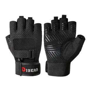 킴스브로 남여공용 미끄럼방지 헬스 벨크로 스트랩 4구 양손세트 장갑