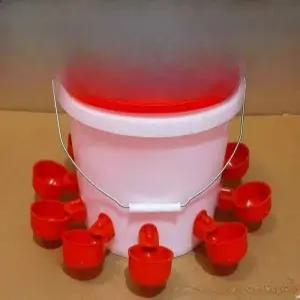 닭물통 급수통 가금류 닭모이통 자동급수 닭 물그릇