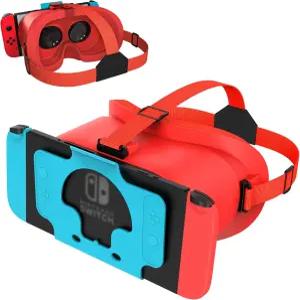 오리지널 닌텐도 스위치 OLED 모델을 위한 투포이 VR 헤드셋 업그레이드 조절 가능한 HD 렌즈와 편안한
