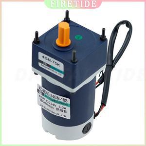 DC 기어 감속기 모터, 고토크 속도 조절 가능 DC 모터, CW CCW, 12V, 24V, 60W