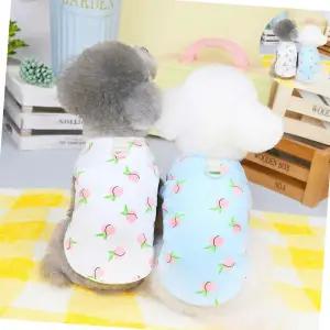 피치 쿨링 하네스 나시 강아지옷 팻의류 반려견