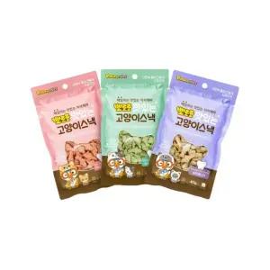 루미나D 고양이스낵 뽀로로펫 연어 닭 새우 참치 3종 40gx12p