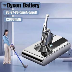 다이슨 V6 V7 V8 AandB용 충전식 배터리 12800mAh 다이슨 시리즈 SV07 SV09 SV10 DC58 DC31 등용 교체 배터