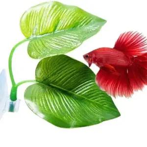 WL 물고기 쉼터 베타 침대 관상어 어항장식 베타침대 수조장식 베타어항