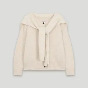 [코데즈컴바인] 울 니트 숄 가디건 세트 (CKD-CD004WA)